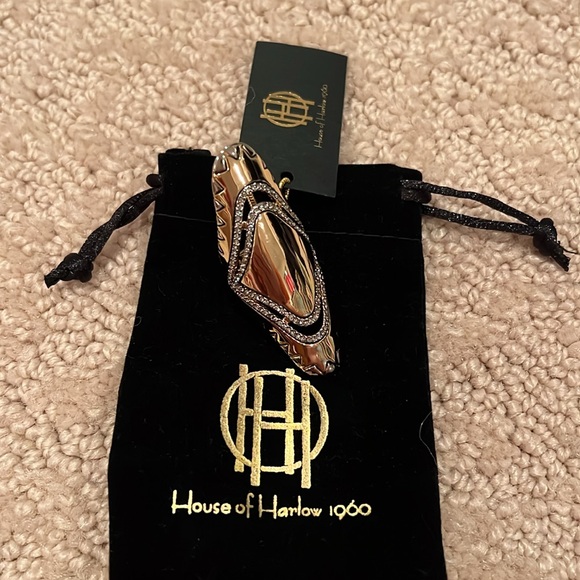 House of Harlow 1960 Jewelry - NEW Rare House of Harlow 1960 Modern Tribal Ring